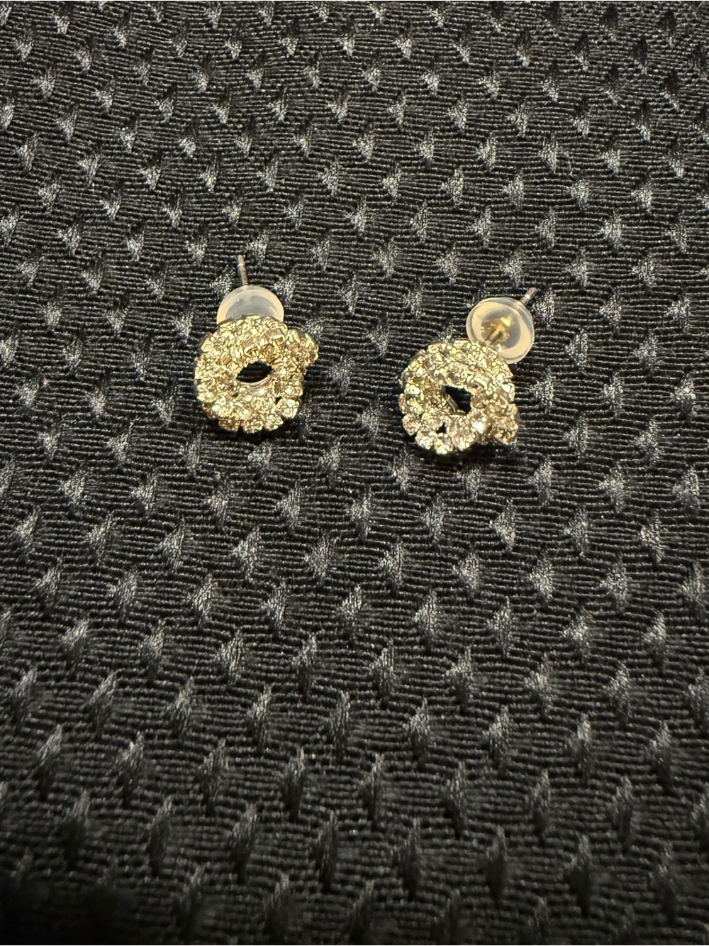Silver CZ Stud Earrings
